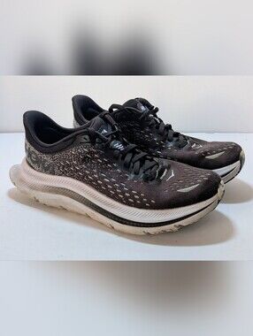 HOKA ONE ONE Kawana Women’s Running Shoes Black White Mesh Sneakers Size 6B
